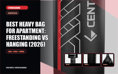 StrikeGearHQ article-specific real product banner for Best Heavy Bag for Apartment: Freestanding vs Hanging (2026)