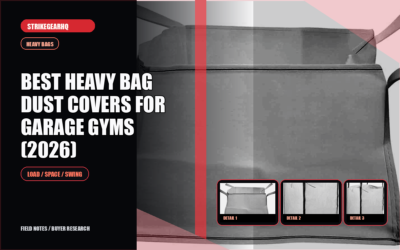 StrikeGearHQ article-specific real product banner for Best Heavy Bag Dust Covers for Garage Gyms (2026)