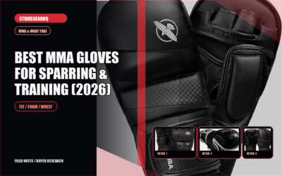 StrikeGearHQ article-specific real product banner for Best MMA Gloves for Sparring & Training (2026)