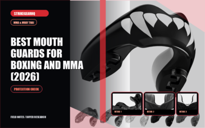 StrikeGearHQ article-specific real product banner for Best Mouth Guards for Boxing and MMA (2026)