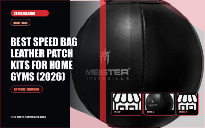 StrikeGearHQ article-specific real product banner for Best Speed Bag Leather Patch Kits for Home Gyms (2026)