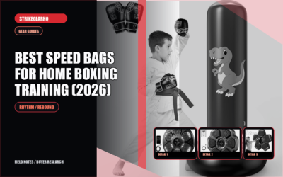 StrikeGearHQ article-specific real product banner for Best Speed Bags for Home Boxing Training (2026)